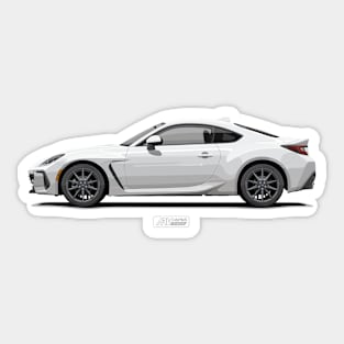 BRZ ZD8 White Sticker